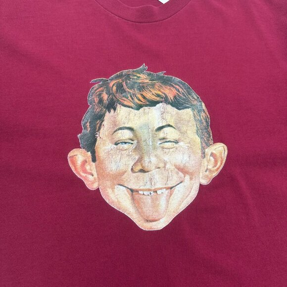 Vintage Mad Magazine Cover Boy Graphic Tee XL - Picture 2 of 5